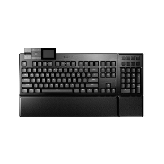 be quiet! Dark Mount Silent Linear DE ISO clavier Gaming USB QWERTZ Allemand Noir