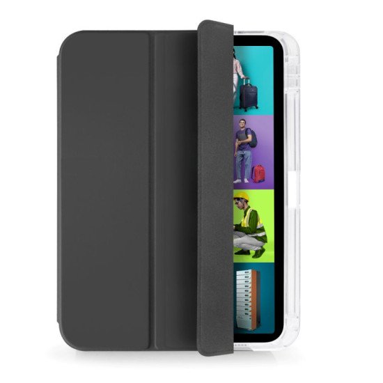 Port Designs Noumea II Slimclear Eco 27,7 cm (10.9") Folio porte carte Noir, Transparent
