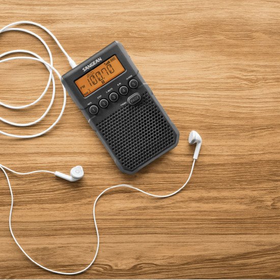 Sangean DT-800 Portable Numérique Bleu, Blanc Sangean DT-800 Portable Numérique Bleu, Blanc