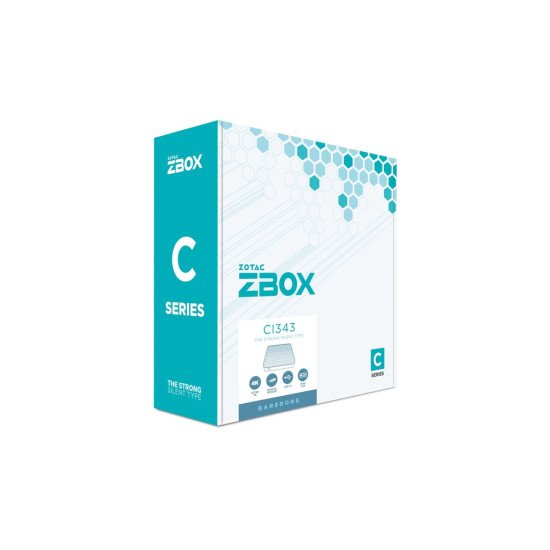 Zotac ZBOX edge CI343 Bureau Noir N100 3,4 GHz Zotac ZBOX edge CI343 Bureau Noir N100 3,4 GHz