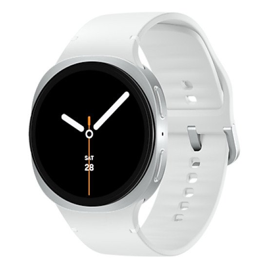 Samsung Galaxy Watch 8 3,81 cm (1.5") AMOLED 44 mm Numérique 480 x 480 pixels Écran tactile Argent Wifi GPS (satellite)