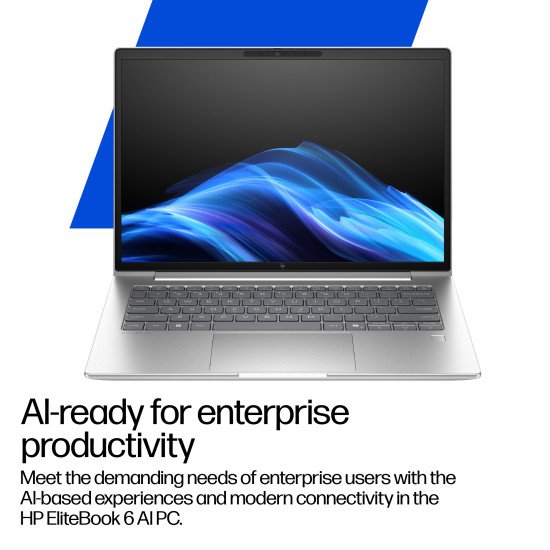 HP EliteBook 6 G1i 14 AI Intel Core Ultra 7 255U Ordinateur portable 35,6 cm (14") WUXGA 16 Go DDR5-SDRAM 512 Go SSD Wi-Fi 6E (802.11ax) Windows 11 Pro Argent HP EliteBook 6 G1i 14 AI Intel Core Ultra 7 255U Ordinateur portable 35,6 cm (14") WUXGA 16 Go DDR5-SDRAM 512 Go SSD Wi-Fi 6E (802.11ax) Windows 11 Pro Argent