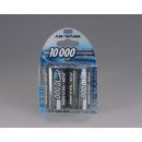 Ansmann 10000 mAh - Mono / D / HR20 Hybrides nickel-métal (NiMH)