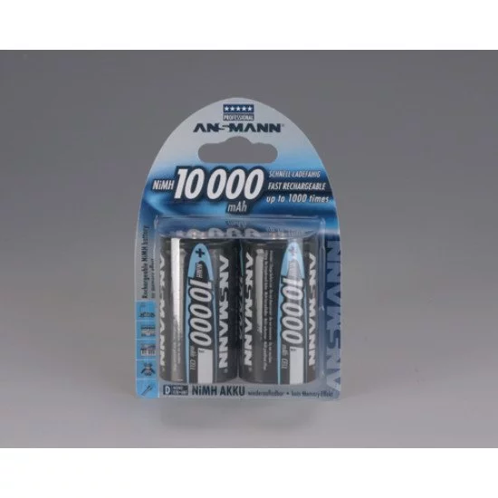 Ansmann 10000 mAh - Mono / D / HR20 Hybrides nickel-métal (NiMH) Ansmann 10000 mAh - Mono / D / HR20 Hybrides nickel-métal (NiMH)