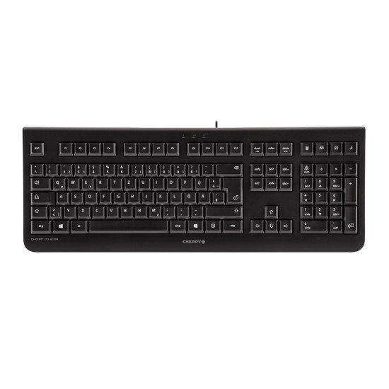 CHERRY DC 2000 clavier USB AZERTY Belge Noir