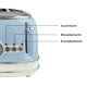 Ariete 0156/05 6 4 part(s) 1600 W Bleu clair