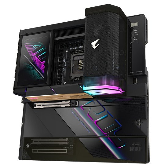 GIGABYTE Z890 AORUS XTREME AI TOP Carte Mère - Prend en charge les processeurs Intel Core Ultra (Série 2), VRM 22+1+2 phases, jusqu'à 9500MHz DDR5 (OC), PCIe 5.0 M.2, Wi-Fi 7, Thunderbolt 5 GIGABYTE Z890 AORUS XTREME AI TOP Carte Mère - Prend en charge les processeurs Intel Core Ultra (Série 2), VRM 22+1+2 phases, jusqu'à 9500MHz DDR5 (OC), PCIe 5.0 M.2, Wi-Fi 7, Thunderbolt 5