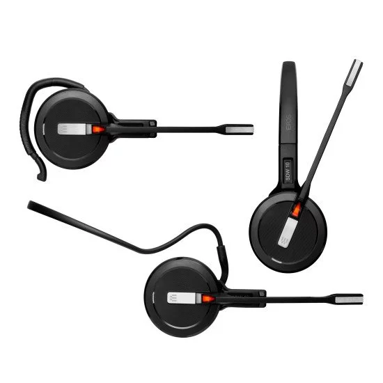 EPOS IMPACT SDW 5013 - EU/UK/AUS Casque Sans fil Crochets auriculaires, Arceau Bureau/Centre d'appels Noir EPOS IMPACT SDW 5013 - EU/UK/AUS Casque Sans fil Crochets auriculaires, Arceau Bureau/Centre d'appels Noir