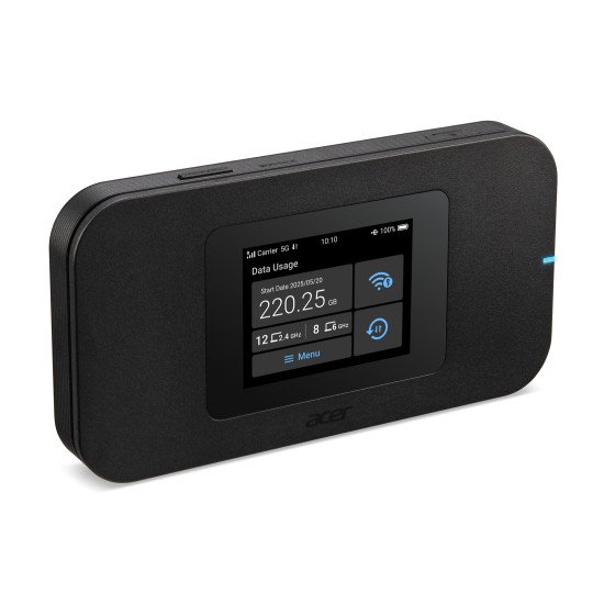 Acer Connect Enduro M4D routeur sans fil Bi-bande (2,4 GHz / 5 GHz) 5G Noir