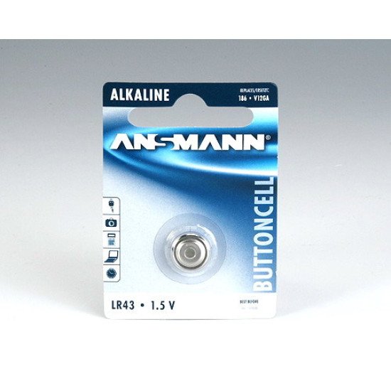 Ansmann Alkaline Battery LR 43 Batterie à usage unique Alcaline