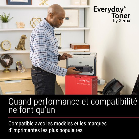 Toner Everyday™ _OEM_NAME_ Noir de Xerox compatible avec HP 80X (CF280X), Grande capacité