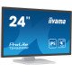 iiyama ProLite écran PC 60,5 cm (23.8") 1920 x 1080 pixels Full HD LCD Écran tactile Multi-utilisateur Blanc