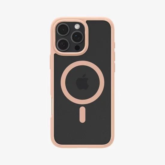 Spigen Ultra Hybrid (MagFit) coque de protection pour téléphones portables 16 cm (6.3") Housse Rose, Transparent