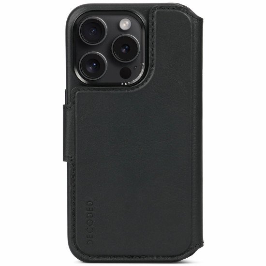 Decoded D24IPO15PDW5BK coque de protection pour téléphones portables 15,5 cm (6.1") Étui avec portefeuille Noir Decoded D24IPO15PDW5BK coque de protection pour téléphones portables 15,5 cm (6.1") Étui avec portefeuille Noir