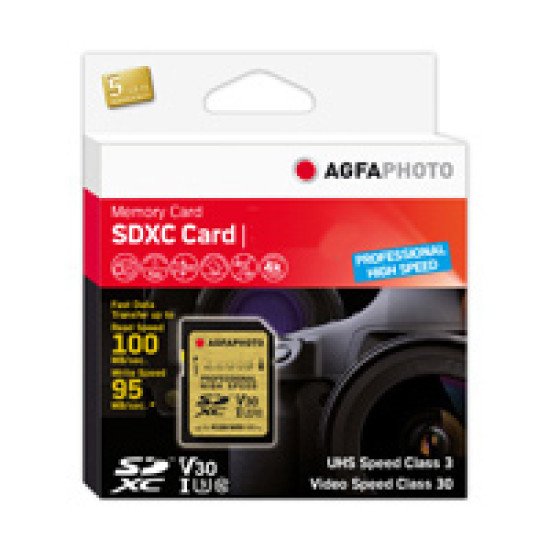 AgfaPhoto 10607 mémoire flash 128 Go SDXC UHS-I Classe 10