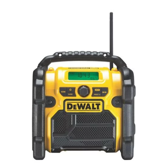 DeWALT DCR020-QW Radio portable Numérique Noir, Jaune DCR020-QW pas cher