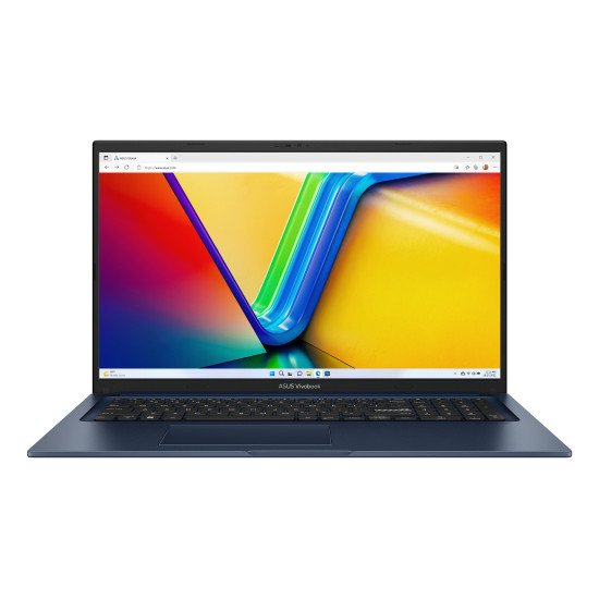 ASUS Vivobook 17 X1704VA-AU5NDW Intel Core 5 120U Ordinateur portable 43,9 cm (17.3") Full HD 16 Go DDR5-SDRAM 512 Go SSD Wi-Fi 6 (802.11ax) Windows 11 Home Belge Bleu