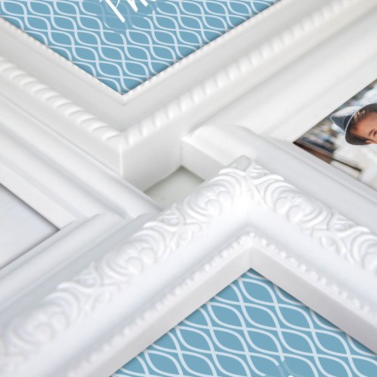 ZEP H2346 cadre photos Multi cadre Blanc