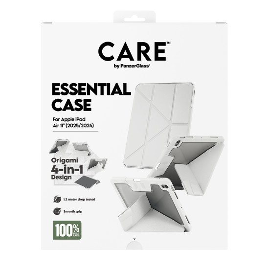 PanzerGlass CARE™ by Essential Case Light Grey iPad Air 11" (2024-2026) coque de protection pour téléphones portables Housse
