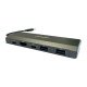 LC-Power LC-HUB-C-MULTI-7-M2 hub & concentrateur USB 3.2 Gen 1 (3.1 Gen 1) Type-C 5000 Mbit/s Anthracite LC-Power LC-HUB-C-MULTI-7-M2 hub & concentrateur USB 3.2 Gen 1 (3.1 Gen 1) Type-C 5000 Mbit/s Anthracite
