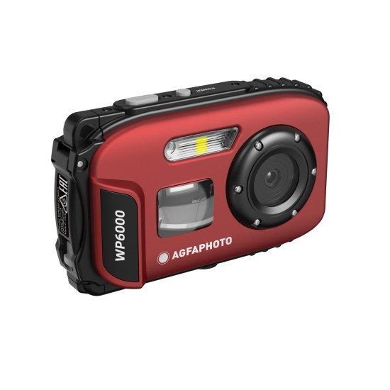 AgfaPhoto Realishot WP6000RD appareil photo numérique 1/4" Appareil-photo compact 18 MP CMOS Rouge