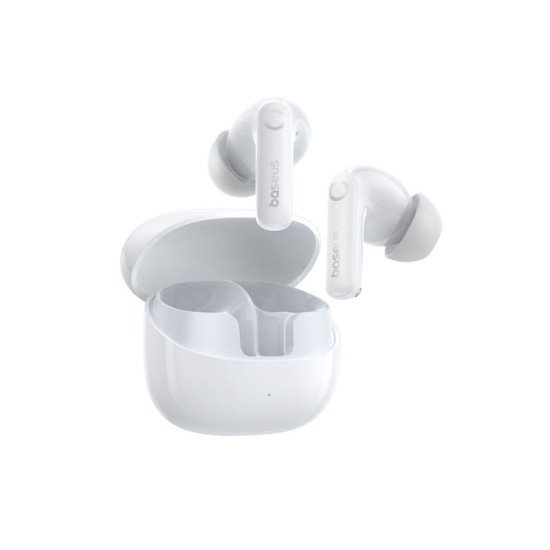 Baseus Bass BP1 Casque True Wireless Stereo (TWS) Ecouteurs Appels/Musique Bluetooth Blanc