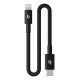 Apple MEQM4ZM/A câble Lightning 0,2 m Noir Apple MEQM4ZM/A câble Lightning 0,2 m Noir
