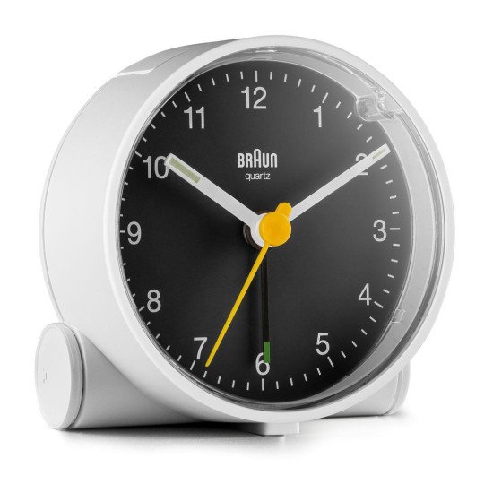 Braun BC01WB Réveil à quartz Noir, Blanc