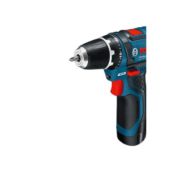 Bosch Akku-Bohrschrauber 12 V Li-Ion 1300 tr/min Noir, Bleu, Rouge