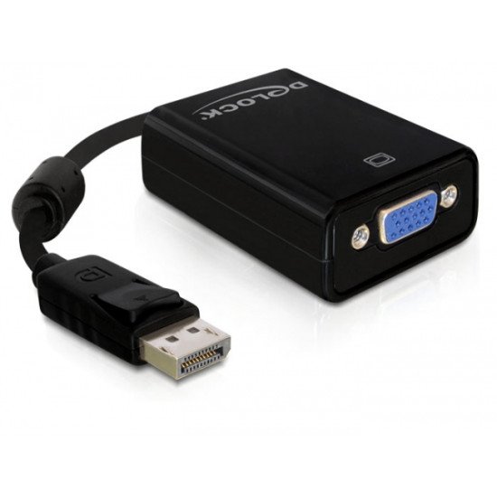 DeLOCK 61848 adaptateur et connecteur de câbles 20-p DisplayPort M VGA (D-Sub)