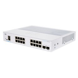 Cisco CBS350-16T-E-2G-EU commutateur réseau Géré L2/L3 Gigabit Ethernet (10/100/1000) Argent