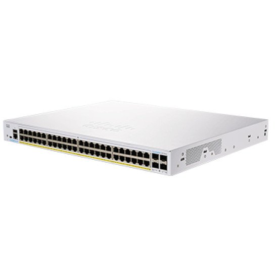 Cisco CBS350-48P-4G-EU commutateur réseau Géré L2/L3 Gigabit Ethernet (10/100/1000) Argent