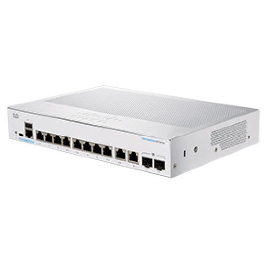Cisco CBS350-8T-E-2G-EU commutateur réseau Géré L2/L3 Gigabit Ethernet (10/100/1000)