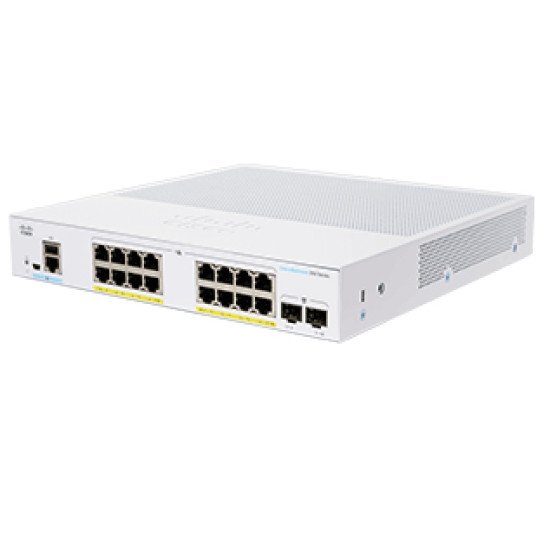 Cisco CBS350-16FP-2G-EU commutateur réseau Géré L2/L3 Gigabit Ethernet (10/100/1000) Argent