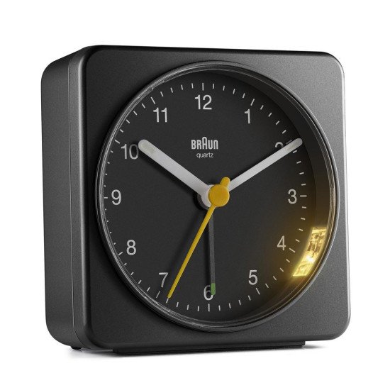 Braun BC03B Réveil à quartz Noir