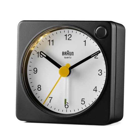 Braun BC02XBW Réveil à quartz Noir, Blanc Braun BC02XBW Réveil à quartz Noir, Blanc