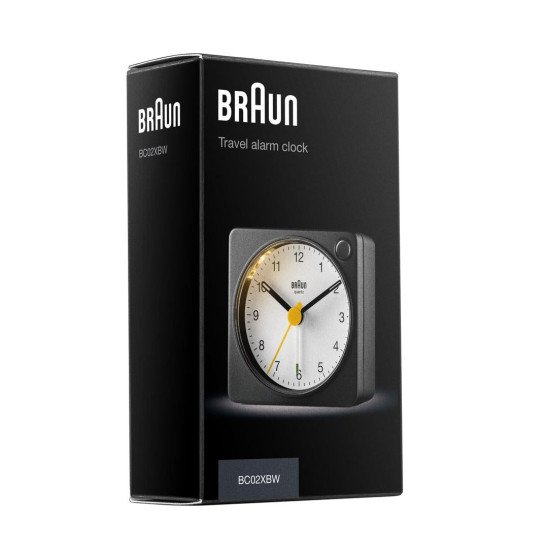 Braun BC02XBW Réveil à quartz Noir, Blanc