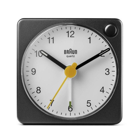 Braun BC02XBW Réveil à quartz Noir, Blanc