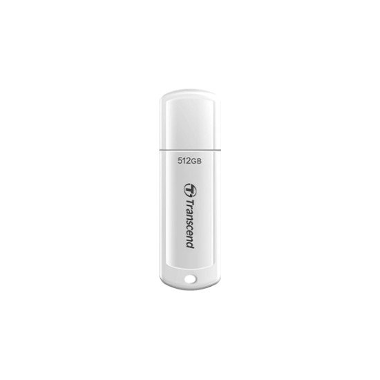 Transcend JetFlash 700/730 lecteur USB flash 512 Go USB Type-A 3.2 Gen 1 (3.1 Gen 1) Noir, Blanc