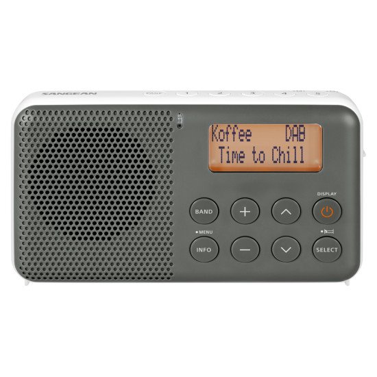 Sangean DPR-64 Radio portable Gris, Blanc Sangean DPR-64 Radio portable Gris, Blanc