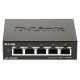 D-Link DGS-1100-05V2 commutateur réseau Géré Gigabit Ethernet (10/100/1000) Noir