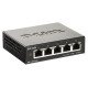 D-Link DGS-1100-05V2 commutateur réseau Géré Gigabit Ethernet (10/100/1000) Noir