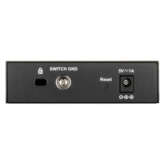 D-Link DGS-1100-05V2 commutateur réseau Géré Gigabit Ethernet (10/100/1000) Noir