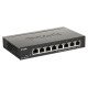 D-Link DGS-1100-08PV2 Géré L2/L3 Gigabit Ethernet (10/100/1000) Connexion Ethernet POE Noir