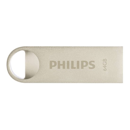 Philips Moon Edition 2.0 lecteur USB flash 64 Go USB Type-A Argent