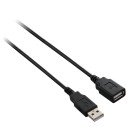 V7 Câble d'extension USB 2.0 A femelle vers USB 2.0 A mâle, noir 1.8m 6ft V7 Câble d'extension USB 2.0 A femelle vers USB 2.0 A mâle, noir 1.8m 6ft