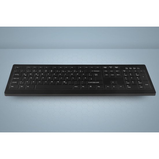 Active Key AK-C8100 clavier RF sans fil QWERTZ Allemand Noir