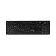 Active Key AK-C8100 clavier RF sans fil QWERTZ Allemand Noir