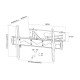 Newstar LED-W560 support mural tv Newstar LED-W560 support mural tv