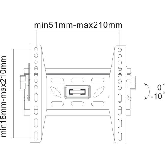Newstar LED-W220 support mural tv Newstar LED-W220 support mural tv